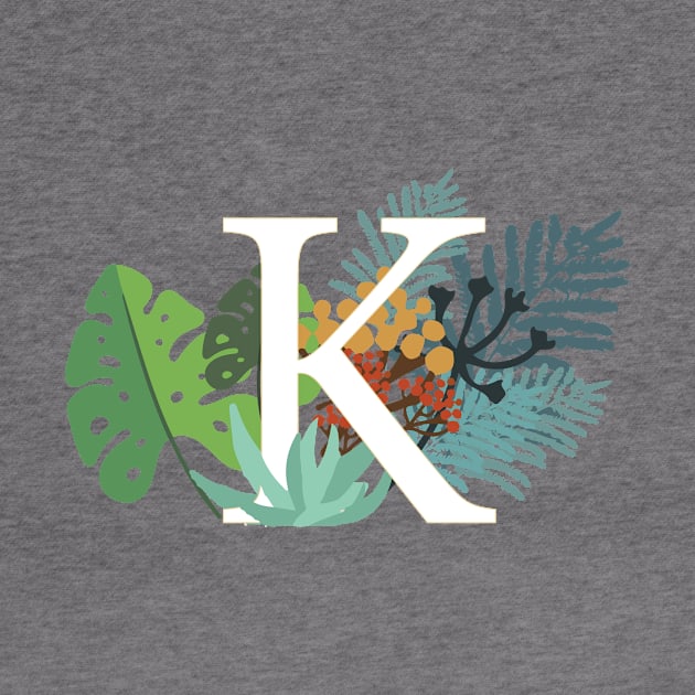 Plant Letter K by HiPolly